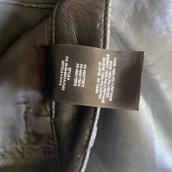 Wilfred Aritzia 2 Melina Black Vegan Leather Pants - Picture 12 of 13